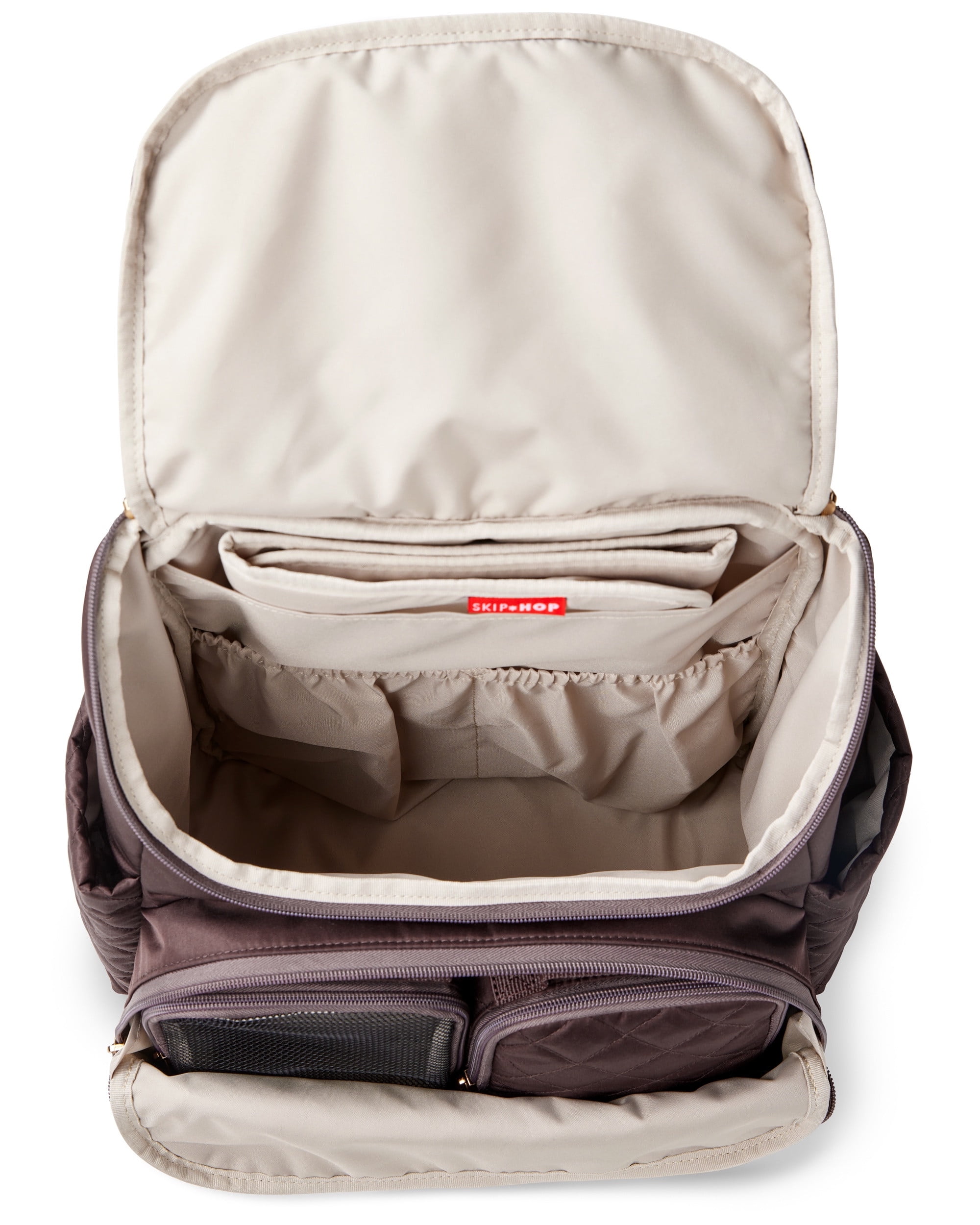 Skip Hop Forma Diaper Backpack, Chocolate, Large, Includes Changing Pad, For Baby and Parents