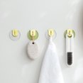 thumbnail image 3 of stanreset 4 Pcs Crochet Polyvalent Auto-Adhésif Porte-Manteau Mural Vêtements Sac à Main Crochets pour Clés Support Sans Perçage Roulement Solide Rangement pour la Maison Transparent, 3 of 9