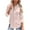 Pink, variant on Utoimkio Women's Solid Color Button Down Shirts Cotton Linen Dressy Work Blouse Tops Long Sleeve Turndown Collar Dress Shirt Vacation Work Clothes for Women