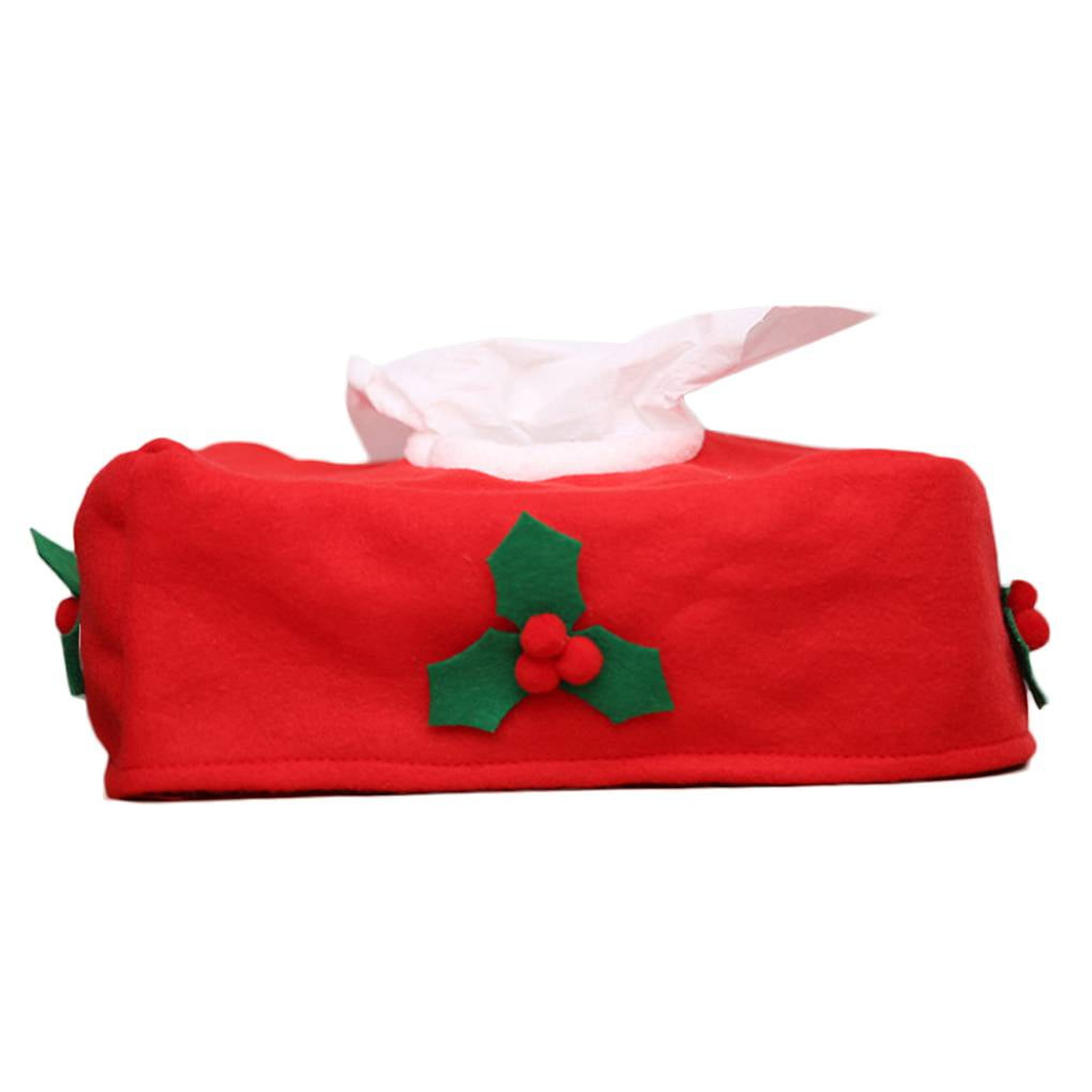 Table Cloth Towel Holder Christmas Cute Box Napkin Container Dinner Home Decoration Facial Tissue Case