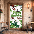 thumbnail image 5 of Colorful Design Banner Decorative Lizard Nature Leaves for Kids Party Celebration Jungle Theme, 5 of 9