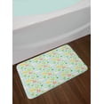 thumbnail image 2 of Llama Bath Mat, Camels Animals Doodle with Cactus and Tribal Geometric Cartoon, Plush Bathroom Decor Mat with Non Slip Backing, 29.5" X 17.5", Multicolor, by Ambesonne, 2 of 2