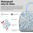 thumbnail image 3 of Lunch Bag Lunch Box for Women Reusable Insulated Lunch Bags,Water-Resistant Sea Shell Starfish Pattern Cooler Lunch Tote Bag, Large Capacity for Work Travel Picnic, 3 of 6