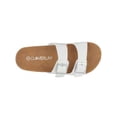 thumbnail image 4 of Women's Cork Footbed Sandals With Adjustable Buckles Slip On Platform Slides Sandals, 4 of 5