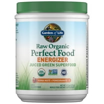 Garden of Life Raw Organic Perfect Food Energizer, Yerba Mate & Pomegranate, 30 Servings