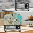thumbnail image 4 of Whosucclay Beach Starfish Seashell Print Scratch Resistant Microwave Oven Cover, Toaster Oven Dust Protector, Universal Shield for Countertop Appliances in Home 18.25" x 14.5" x 11"inches-S, 4 of 7