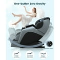 thumbnail image 5 of 4D Massage Chair, Zero Gravity Shiatsu with Stretching Function, Bluetooth, Heating, Leather, 5 of 8
