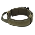 thumbnail image 2 of Collar ajustable para perro, de algodón duradero, con hebilla de metal, color verde militar, 2 of 14