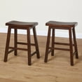 thumbnail image 4 of Belfast Saddle 24" Stools, Set of 2, Multiple Colors, 4 of 4