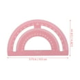 thumbnail image 2 of CCOCC 2026 New Protractor Drawing Ruler Math Learning Tools Triangular Scale Ruler Measuring Rulers Triangle Board Set Metal Office Student, 2 of 7