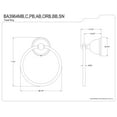 thumbnail image 4 of Kingston Brass Restoration 6" Towel Ring, 4 of 4