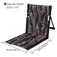 thumbnail image 4 of Silla plegable para acampar, asiento con respaldo, muebles para interiores y exteriores (camuflaje), 4 of 7