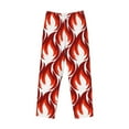 thumbnail image 4 of Junzan Men'S Pajama Pants Fire Symbols Sleepwear Pants Pj Bottoms Drawstring And Pockets, 4 of 9