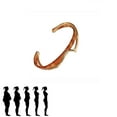 thumbnail image 1 of Pulsera abierta Beimu Pulsera con textura de metal Pulsera hinchable Fluido de crecimiento, 1 of 5