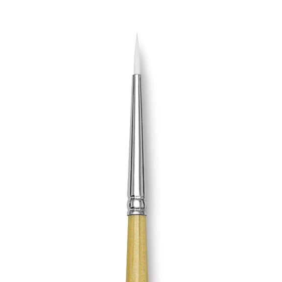 Blick Academic White Synthetic Brush - Round, Size 0