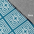 thumbnail image 3 of Simply Daisy 5' x 7' Unreal Teal Greek New Key Rug, 3 of 5