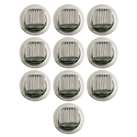 BE-TOOL 20 Pieces Self-Adhesive Metal Pen Holders Small Size Pencil Clip Pen Pencil Organizer Adjustable Spring Loop for Home Office (Silver)