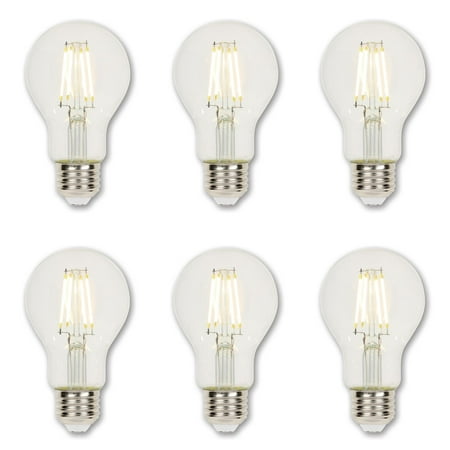 

Westinghouse 5316520 Pack Of (6) 6.5 Watt Dimmable A19 Medium (E26) Led Bulbs - Clear