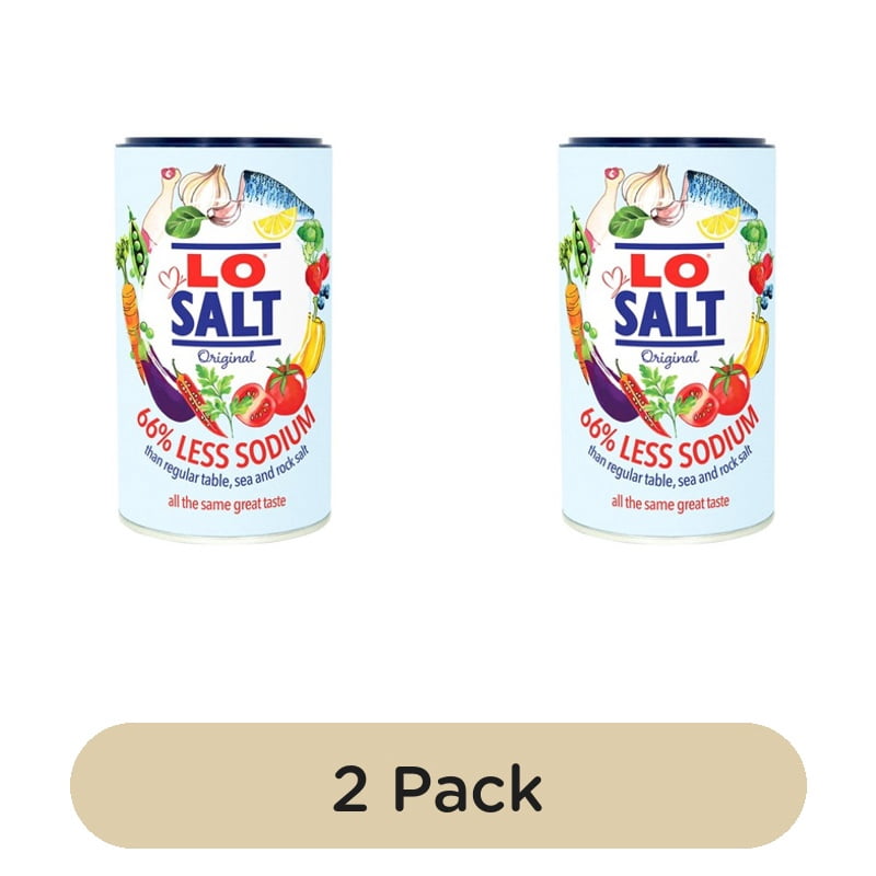 LoSalt Reduced Sodium Salt 350g, British Import (Pack of 2)