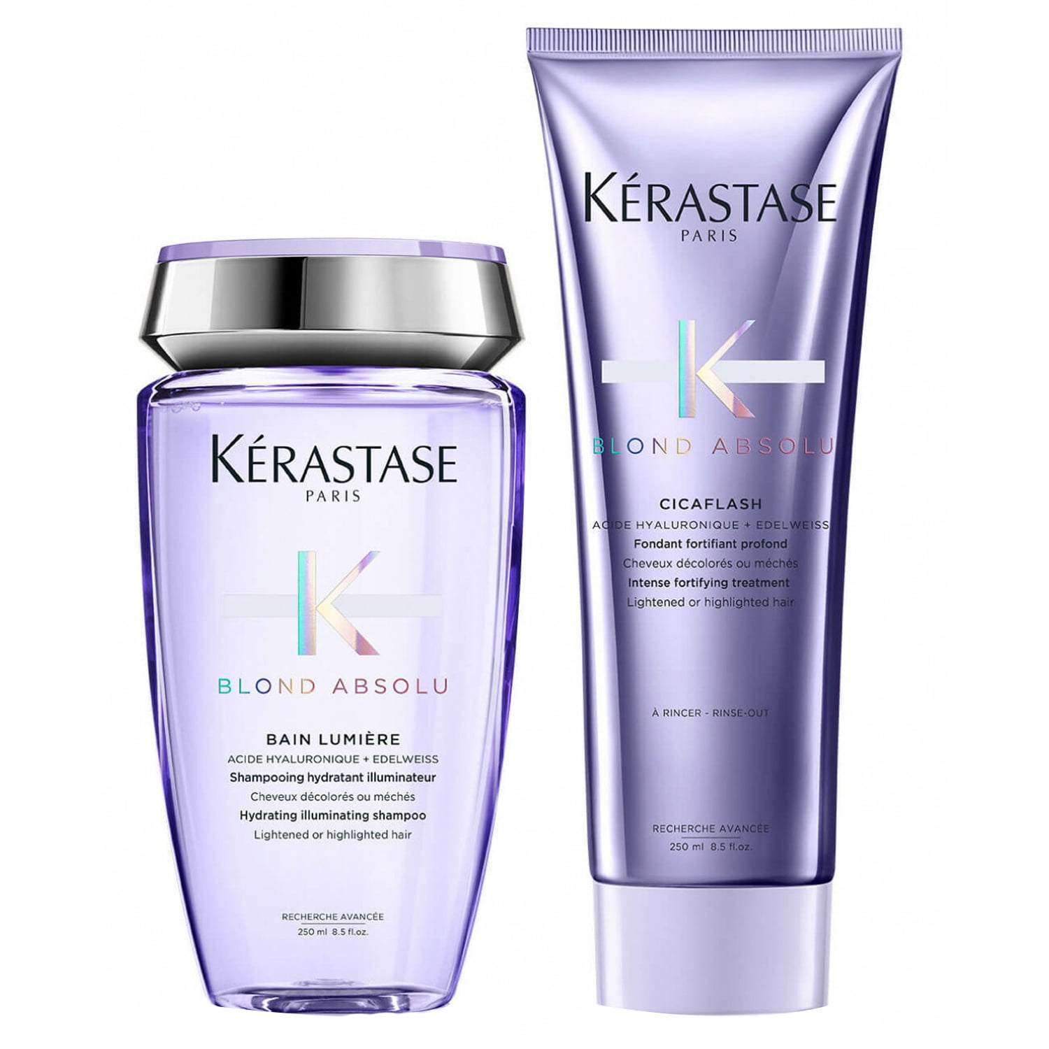 Kerastase Blond Absolu Bain Lumiere 8.5 oz., Cicaflash Conditioner