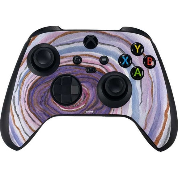 Skinit Geode Lilac Watercolor Geode Xbox Series X Controller Skin
