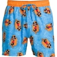 thumbnail image 5 of Disney Mickey Mouse Chillin' Men's & Big Men's Swim Trunks, Size S-3XL, 5 of 5