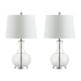 thumbnail image 5 of JONATHAN Y Lavelle 25" Glass LED Table Lamp, Clear/Chrome (Set of 2), JYL1068B-SET2, 5 of 7