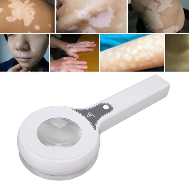 Analizador De Piel Facial, Analizador De Piel Portátil Con Lámpara De 2 Engranajes De Mano Para Comprobar El Tipo De Piel