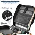 thumbnail image 4 of FORMRS Zipper Binder with Shoulder Strap 2-inch Ring 500 Sheet Capacity File Bag, Black Cats Reading, 4 of 5