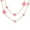 Rose, variant on Bling Jewelry Womens Fashion Long Double Wrap Strand Off White Enamel Flower Clover Necklace Silver Plated 42 Inch