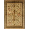 thumbnail image 1 of Ahgly Company Indoor Rectangle Mid-Century Modern Yellow Yellow Oriental Area Rugs, 4' x 6', 1 of 6