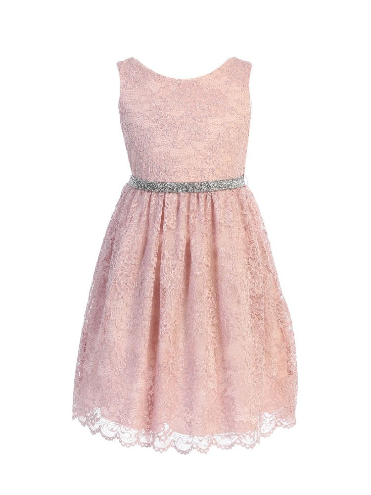 blush kids dress