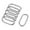 Silver Tone, variant on 20x12mm Oval Buckles Iron Electroplating Gold Tone 6 Pack