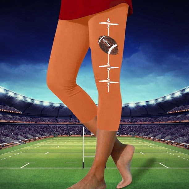 WILLBEST Leggings Deportivos Informales con Estampado de Rugby para Mujer, Pantalones de Yoga, Cintura Alta, Elásticos, para Correr Y Gimnasio. Mediana