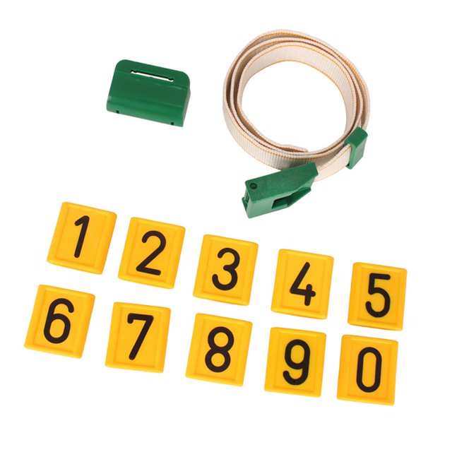 Correa Ajustable Para El Cuello Del Cuello De La Ideificación Del Ganado Del Número 10Pcs, De , Durable Cola Correa para el cuello del cuello del ganado vacuno