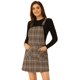 thumbnail image 1 of Disfraz de navidad PaMujer, CorrAjustable Por EnciDe Rodilla, Vestido General, FalCon Tirantes Marrón S, 1 of 6