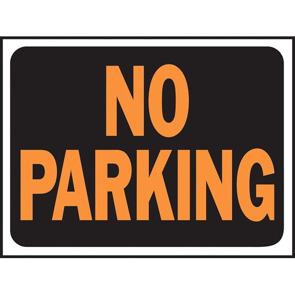 hy-ko prod co 3012 9" x 12", Plastic, No Parking Sign
