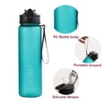thumbnail image 3 of 25oz Drinking Water Bottle Water Bottle with Lock Cover Wide Mouth Reusable for Gym Fitness Outdoor Sports Cycling Travel(Green), 3 of 7