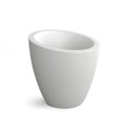 thumbnail image 1 of 20 in. Modesto Round Planter, White, 1 of 1
