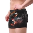 thumbnail image 2 of Honeii Cool Tiger Men's Underwear Boxer Briefs Pack, ComfortSoft Boxer Brief for Men, Moisture-Wicking Breathable-Small, 2 of 5