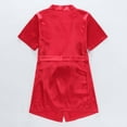 thumbnail image 2 of Ketyyh-chn99 Pajamas for Girls 2 Pcs Long Sleeve Sleepwear Cute Loungwear Sleepwear Short Sleeve Summer Sleepwear Red,2-3 Years, 2 of 3