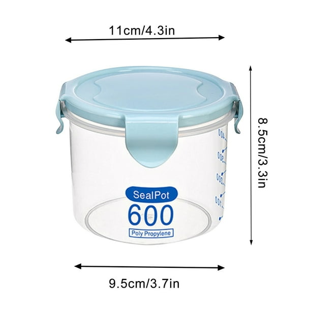 Contenedores de Almacenamiento de Alimentos Contenedores de Almacenamiento de Alimentos, Latas Selladas, Cajas de Almacenamiento de Plástico, Cajas Apilables de Almacenamiento de Alimentos, Refrigerad