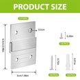 thumbnail image 2 of 1 Set 5In French Cleat Hanger Heavy Duty Metal Hanger Photo Rack Art Frame Wall Hardware Z-Barfor Hook Mirror, 2 of 7