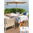 thumbnail image 5 of Outdoor Tablecloth with Umbrella Hole for Patio/Picnic/Party/Camping, Jellyfish Coastal Waterproof Table Cloth Rectangle Table Cover Washable, Summer Beach Coral Starfish Ocean (60"x 120"), 5 of 8