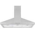 thumbnail image 2 of Ancona 36 in. Convertible Wall Mount Pyramid Range Hood in Stainless Steel, 2 of 7