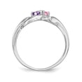 thumbnail image 3 of Sterling Silver Rhodium-plated Family Jewelry Mounting XMR14/2SSM-10 (mm x 2mm), 3 of 3