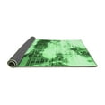 thumbnail image 2 of Ahgly Company Indoor Rectangle Abstract Emerald Green Modern Area Rugs, 7' x 9', 2 of 4
