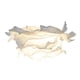 thumbnail image 5 of Pantalla de papel moderna para lámpara colgante con forma de flor M, 5 of 9