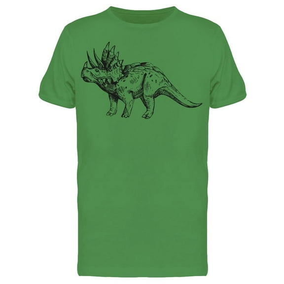 Sketch Of Triceratops Tee Men's -Image by Shutterstock