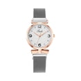thumbnail image 2 of Resicozy Womens Vintage Watch Dainty Stainless Steel Mesh Quartz Watch Soft Adjustable Resistance and Lightweight for Daily Wear Gray, 2 of 3